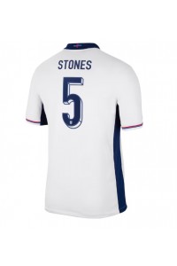 Fotbalové Dres Anglie John Stones #5 Domácí Oblečení ME 2024 Krátký Rukáv